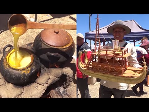 Maravillosa FERIA GASTRONÓMICA DEL PESCADO 🐟Huatajata 🛶 Lago Titicaca🦈