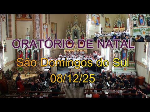 Show de músicas de Natal em São Domingos do Sul, RS,  com a Orquestra de Veranópolis e quatro corais