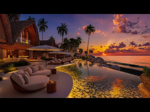 Gentle Jazz in the Summer Blending with a Peaceful Tropical Sunset – From Uplifting to Relaxing Jazz