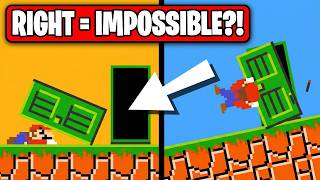 Mario but he CAN'T STOP moving LEFT?! - BTG Reacts to Funny Mario Videos