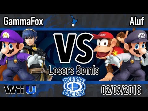Biggie Breezy: GammaFox (Marth, Mario) Vs. Aluf (Diddy, Mario) - LSF Smash 4