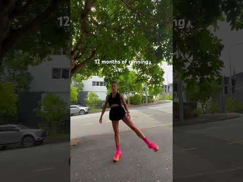 12 months of running transformation 🫢 #marathonprep #running #fitness #runwithme #ultra #runner