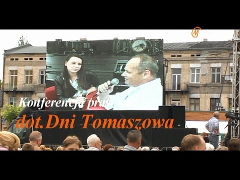Konferencja prasowa dot.Dni Tomaszowa - podsumowanie