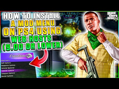 How To Install a GTA 5 Mod Menu On PS4 Using Web Hosts (9.00 or Lower!)