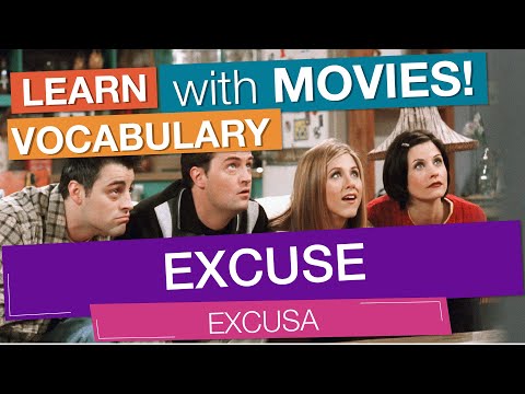English vocabulary: 'EXCUSE'