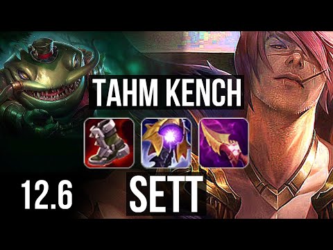 TAHM KENCH vs SETT (TOP) | 5/0/1, 500+ games, 1.0M mastery | EUW Master | 12.6