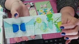 Envelope corao com lao|Origami|Dobradura Fcil