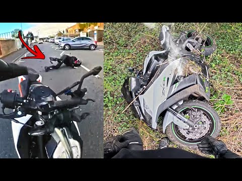 BIKERS' WORST NIGHTMARES COME TRUE - Crazy Motorcycle Moments