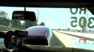 preview picture of video 'In car cam 67 Firebird Midstate Dragway '09.wmv'