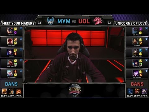 EU LCS MYM vs UOL Game 1 Highlights (EU LCS Spring 2015)