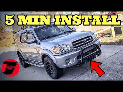 First Generation 2000-2006 Toyota Tundra Sequoia Bull Bar Installation Overland Build
