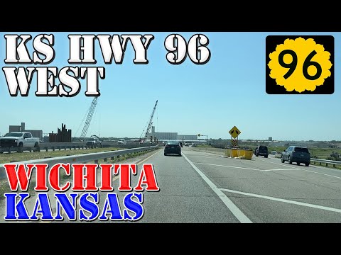 K-96 West - Wichita - Kansas - 4K Highway Drive