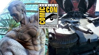 Comic Con 2016: Batman V Superman Memorial Statue & Batmobile Revealed!