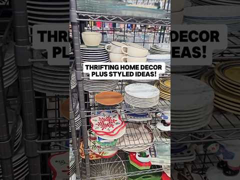 Thrifted style! 🛒🛒🛒 #thrifting #homedecor #shopping #decor #decorideas #thriftstore #vintage