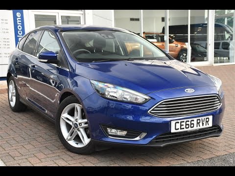 Used Ford Focus 1.5 TDCi 120 Titanium 5dr Deep Impact Blue 2016