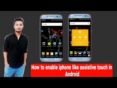 How to enable assistive touch in android phone?
