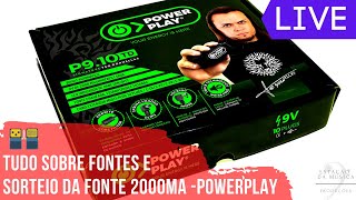 SORTEIO DA FONTE P9.10 SIGNATURE TD POWERPLAY  E DICAS PARA ENERGIA DO BOARD | PEDALBOARD