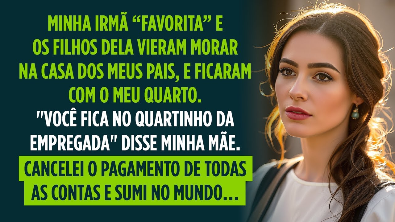 DORMIA NO QUARTINHO DA EMPREGADA enquanto PAGAVA AS CONTAS para minha irmãzinha morar no MEU quarto