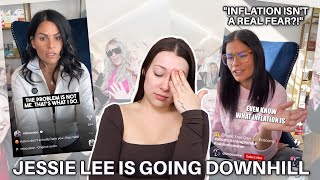 JESSIE LEE IS GOING DOWNHILL?! *INFLATION ISN'T A REAL FEAR* #pyramidscheme