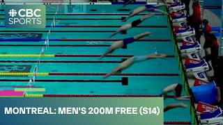 Men's 200m freestyle S14 featuring Nicholas Bennett at the 2026 Bell Canadian Swimming Trials