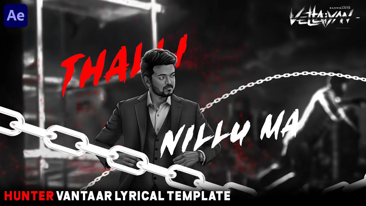 Hunter Vantaar Lyrical – After Effects Template