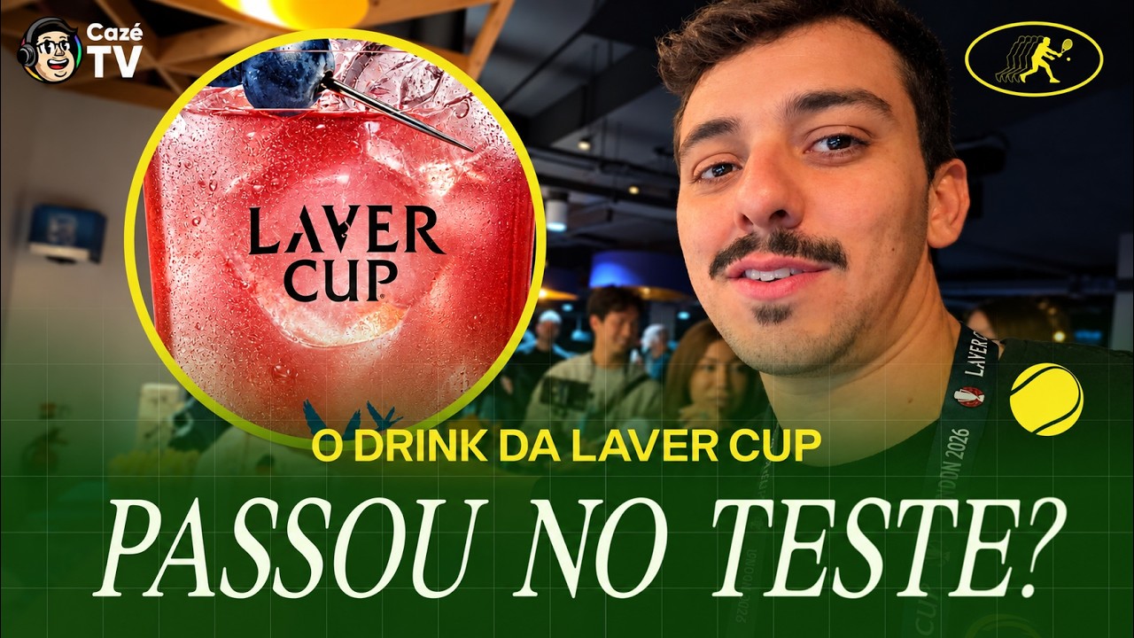 COMO É FEITO O DRINK OFICIAL DA LAVER CUP? VIMOS DE PERTO E PROVAMOS!