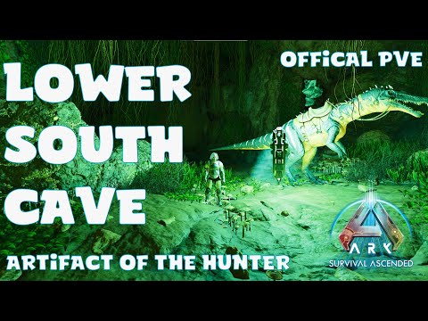 Lower South Cave - Artifact of the Hunter - Ark Survival Ascended - Official PVE