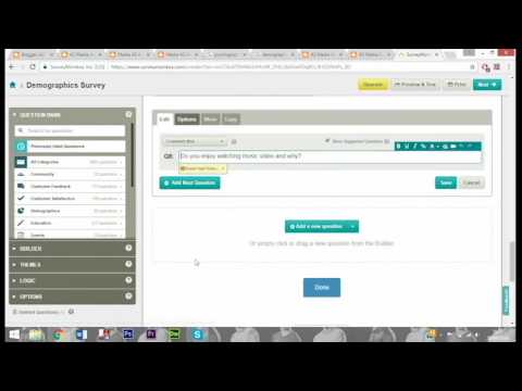 Demographics Survey Video