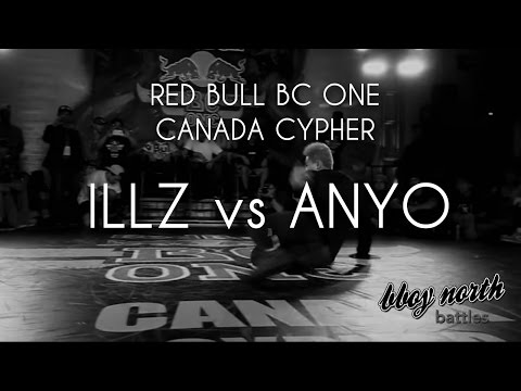 Top 16 - Illz vs Anyo | RED BULL BC ONE CANADA CYPHER 2016 | BBOY NORTH