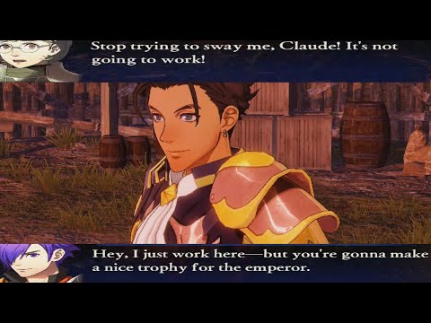 Fire Emblem Warriors: Three Hopes - Shenz, Edelgard, Lorenz, & Ignatz vs Claude Unique Dialogue