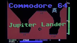 CC64 playing "Jupiter Lander" (1982). Game #073.