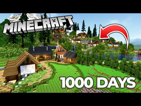 I SURVIVED 1000 Days in Minecraft