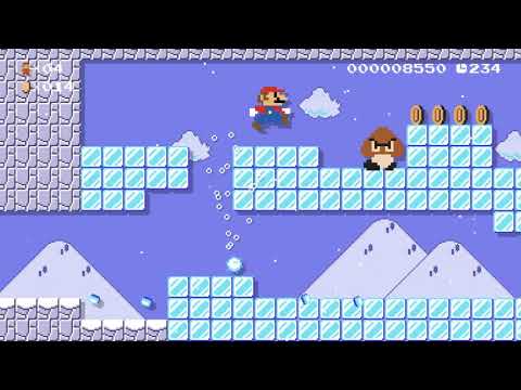 Super Mario Maker 2 – Level 78: Icicle Playground - Walkthrough