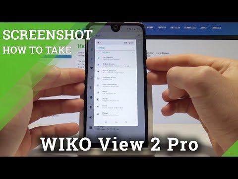 How to Take Screenshot on WIKO View 2 Pro - Save Screen / Capture Screen Tutorial