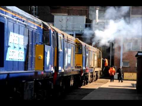 DRS Convoy departs Eastleigh Works 2nd April 2013