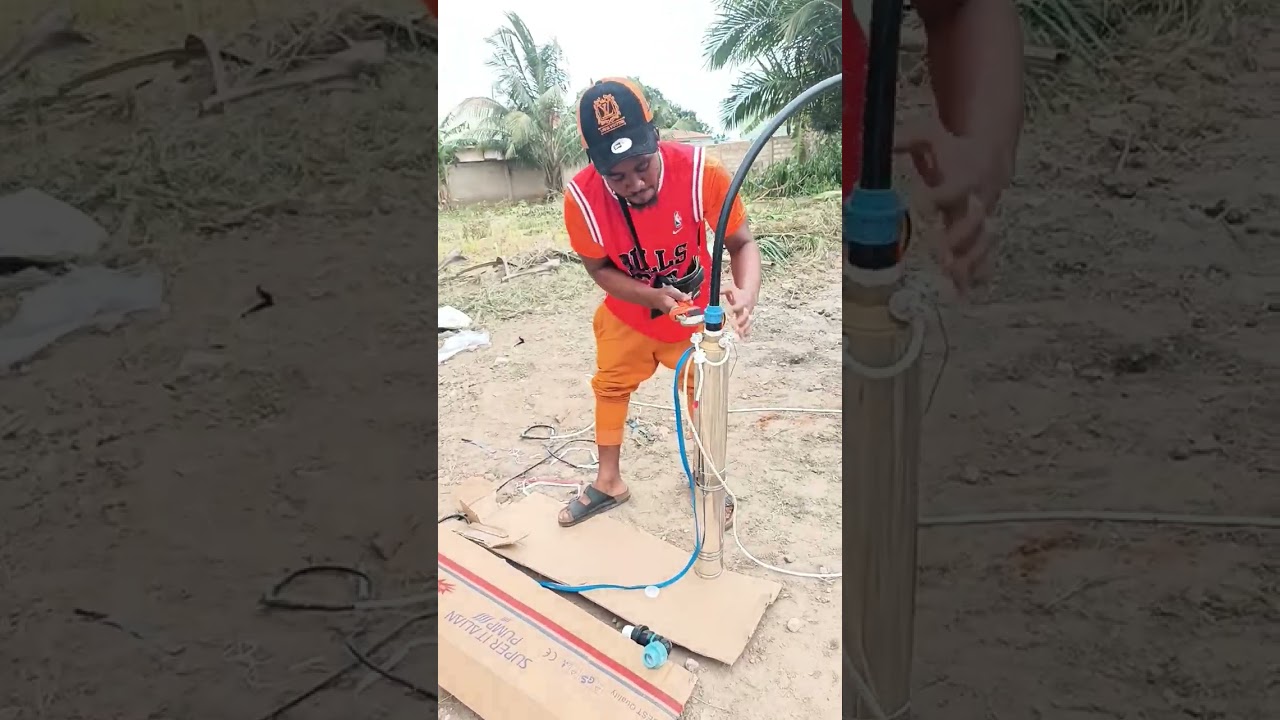 how to install a BOREHOLE pump