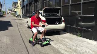 Electric scooter, mobility scooter, folding scooter, potable scooter, travel scooter, 4 wheel scoote youtube video