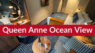 My oceanview cabin on Cunard’s New Queen Anne cruise ship!