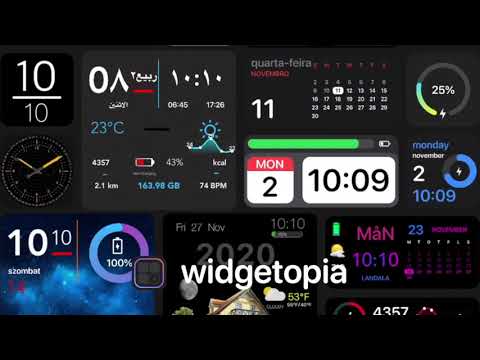 Widgets Color Widgets + Icons Video