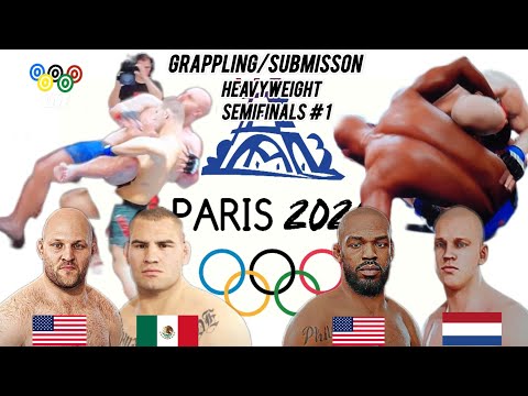 GRAPPLING/SUBMISSON HEAVYWEIGHTS SEMIFINALS # 1, # 2 🇺🇸 VS 🇲🇽  🇺🇸 VS 🇳🇱 PARIS 2024 OLYMPIC GAMES