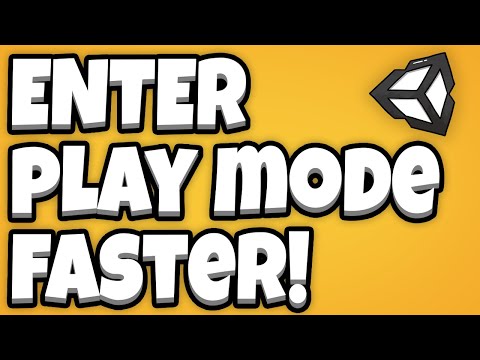 Enter Play Mode Faster in Unity! Speed Up Development Time [Unity Tutorial]