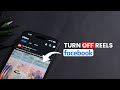 How To Turn Off Reels On Facebook