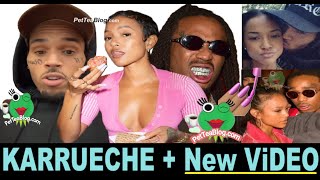 Karrueche Unbothered as Chris Brown & Quavo Crash Out & FiGHT OVER her Punani (ViDEO Extension)💅🏽☕🐸