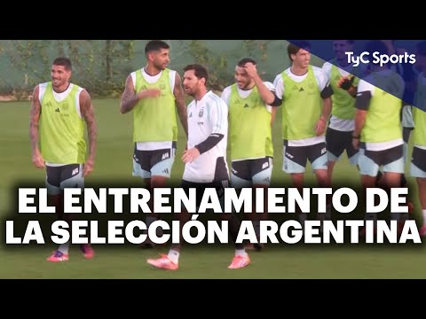 GOLAZOS, RISAS, PALOS Y MÁS - ENTRENAMIENTO DE LA SELECCIÓN ARGENTINA DIAS ANTES DE JUGAR VS ANGOLA
