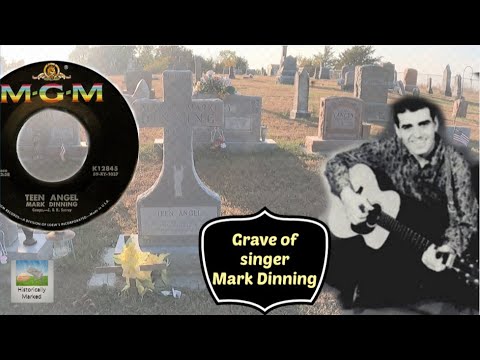 Grave of singer Mark Dinning "Teen Angel"