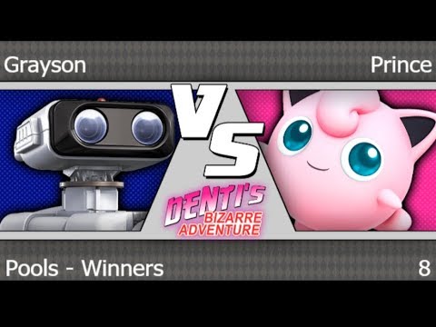 DBA 8 - Grayson (ROB) vs Prince (Jigglypuff) Pools - Winners - Smash 4