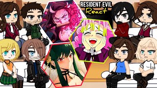 Resident Evil Characters React To F!Y/N as Mitsuri / Nezuko / Yor ||• Resident Evil React To Leon