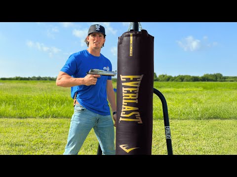 Can a 100 Pound Punching Bag Stop a 50 Cal Sniper Rifle?
