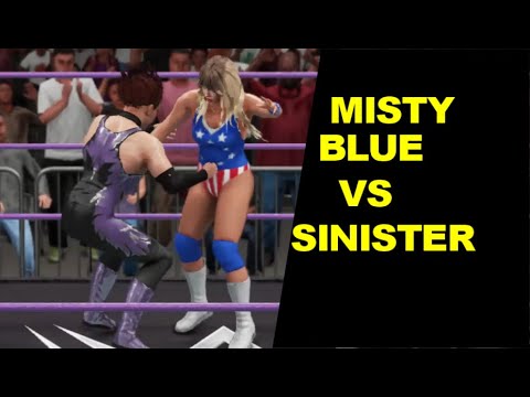 GLOW 1985 Misty Blue vs Sinister - Knockout Match