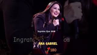 Ingratos Ojos Mios | 180 | Ana Gabriel | 2010 | Short #short #pop #romantico #musica #music